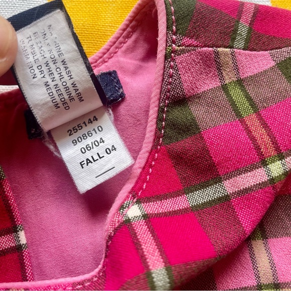 Y2K Gap Kids Plaid Dress! - Picture 4 of 6